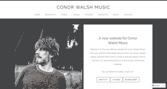 Desktop Screenshot of conorwalshmusic.com